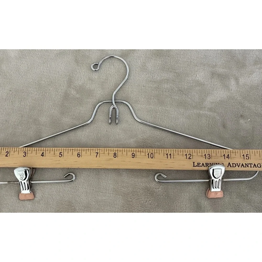 Vintage Metal Hanger With Clips Skirts Pants Display‎ Artwork Quilts